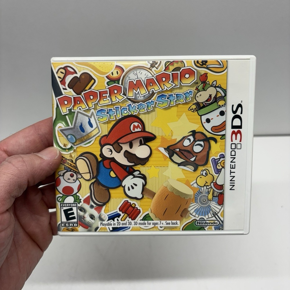 Paper Mario Super Star Nintendo 3DS Nintendo CIB with Manual Complete In Box
